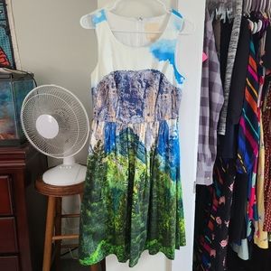Rare Modcloth Scenic Dress